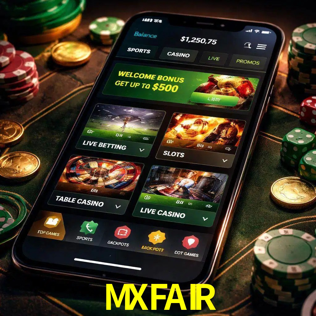 Diseño de juegos móviles MXFAIR para usuarios en México